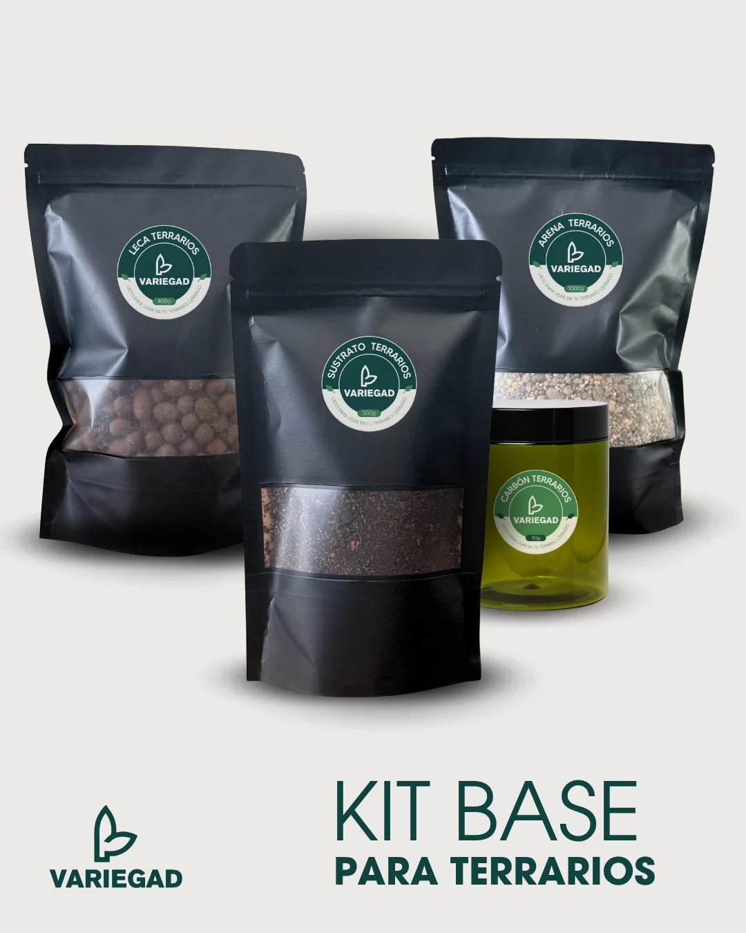 Kit Sustrato para Terrarios